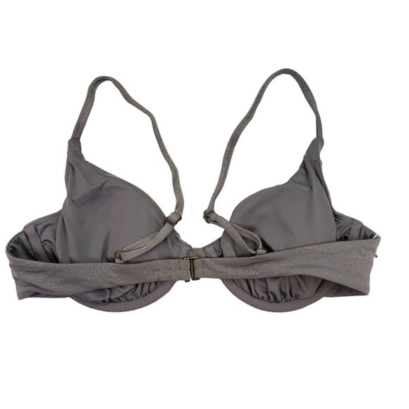 NWT Andie Swim Sicily Top in Silver Size Medium - Picture 2 of 6